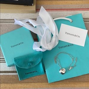 Tiffany & Co Folded heart necklace